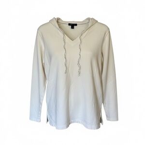 Lands End Cotton Blend Lightweight Hoodie